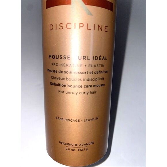 Kerastase Discipline Mousse Curl Ideal, 5 OZ NEW for frizzy hair rare NOT sealed - Picture 3 of 8